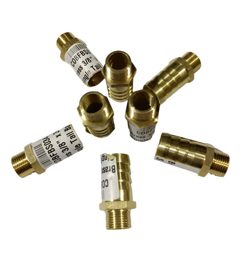 Brass 3/8" x 3/4" Single Tail Bard