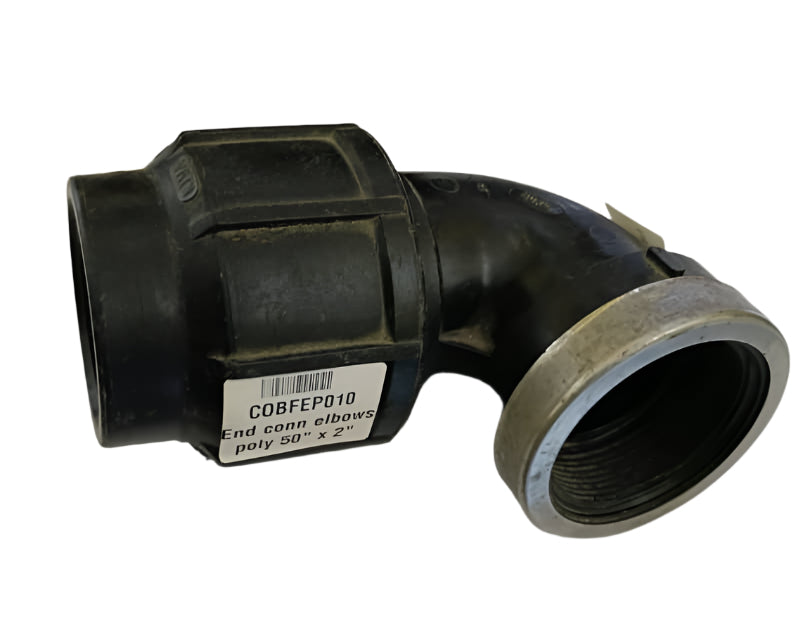 End Conn Elbow Poly 50" x 2"