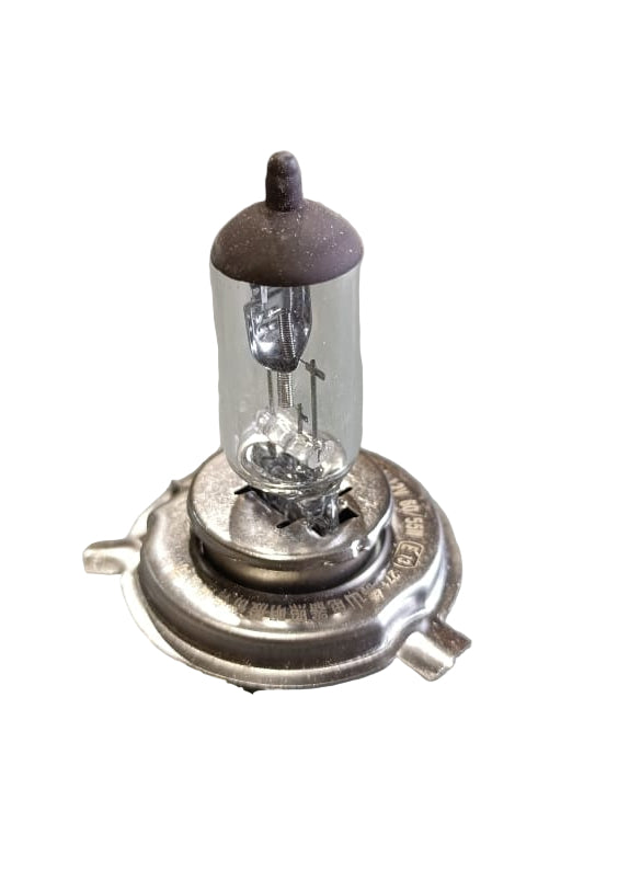Car headlight bulb on a textured surface