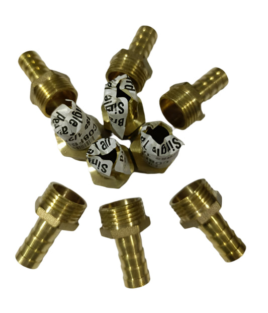 Brass 1/2" x 1/2" Single Tail Bard