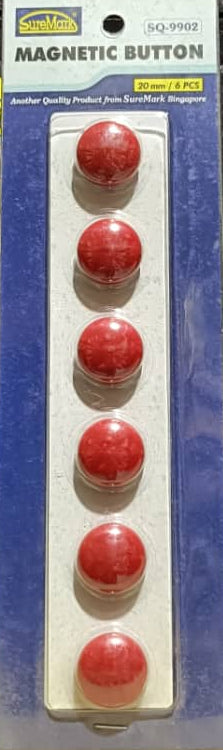 Magnetic Button - Red
