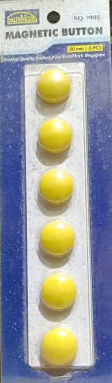 Magnetic Button - Yellow