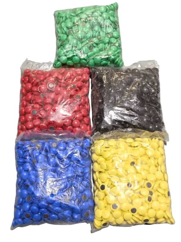 Magnetic Button - Red/Yellow/Green