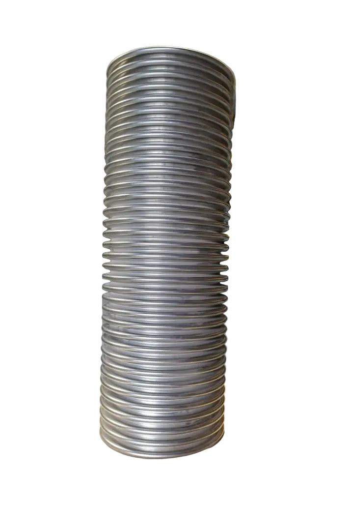 6" 500mm L Flex steel h/temp hose (270-700c)